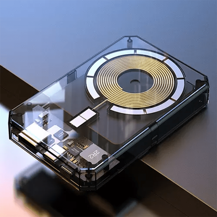 Alternative Ansicht von Magnetische 5000mAh Powerbank - MagSafe kompatibel (15W)