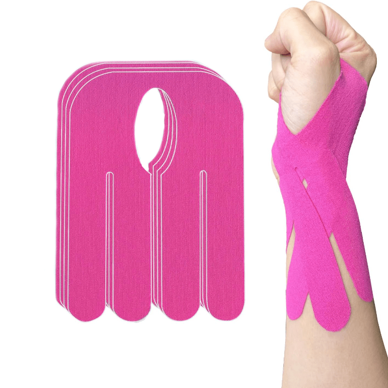 PreCut KINESIOTAPE für Handgelenk – 10er-Pack (Rosa)
