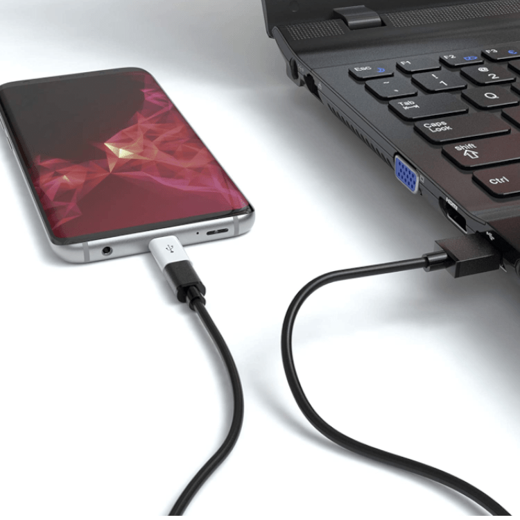 Alternative Ansicht von Micro USB auf USB Typ C Adapter - Weiss