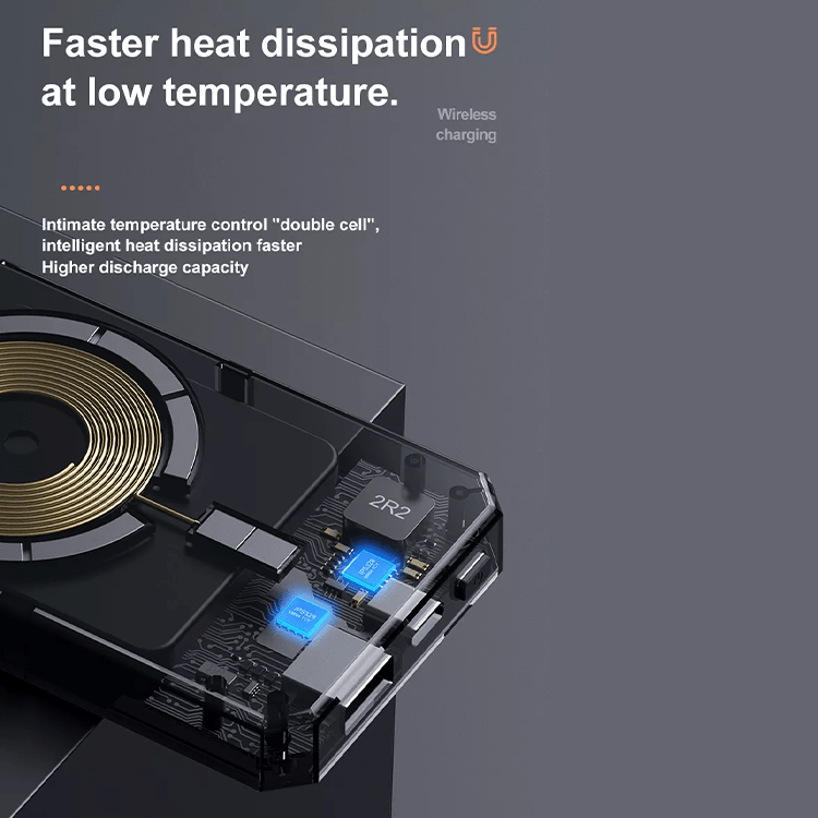 Magnetische 5000mAh Powerbank - MagSafe kompatibel (15W) – Bild 7