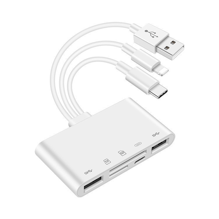 Lightning auf SD/MicroSD Kartenleser & Ladeadapter für Apple Geräte