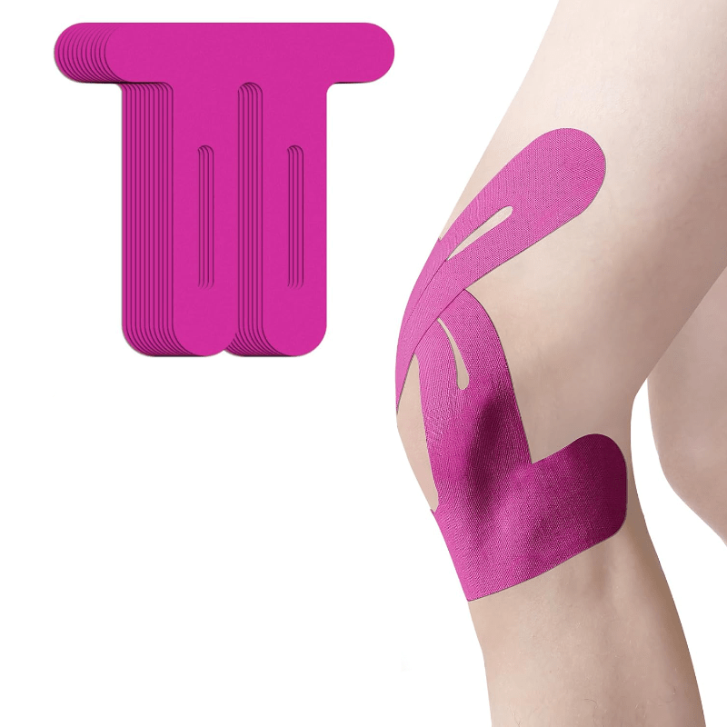 PreCut Kinesiotapes Knie – 10er-Pack (Rosa)