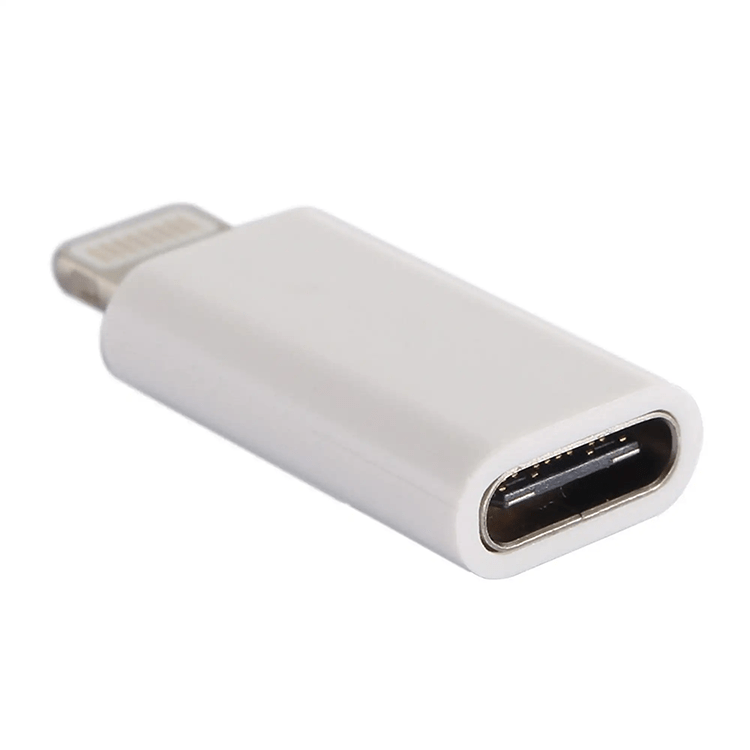 Alternative view of USB C auf Lightning Mini Konverter Adapter - Weiss
